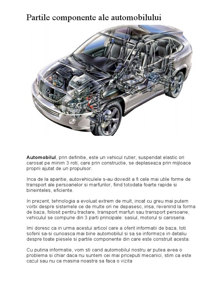 Automobilul Parti Componente | PDF