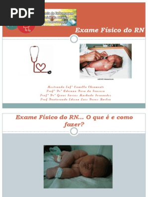 Exame Fisico Do Rn Pdf Gravidez Coracao