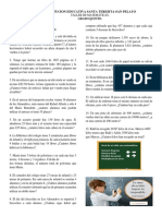 Operaciones Básicas. Problemas de Aplicación Matemáticas Grado Quinto