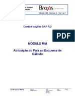 CAP.6 - TR MM - Customizing - Atribuição Do País A Esquema de Cálculo