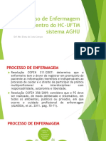 Processo de Enfermagem no Sistema AGHU