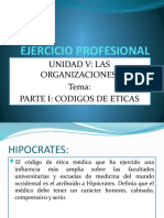 Ejercicio Profesional. Unidad V