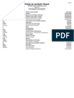 Estado de Resultado Integral