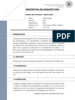 4 MEMORIA DESCRIPTIVA Arquitectura