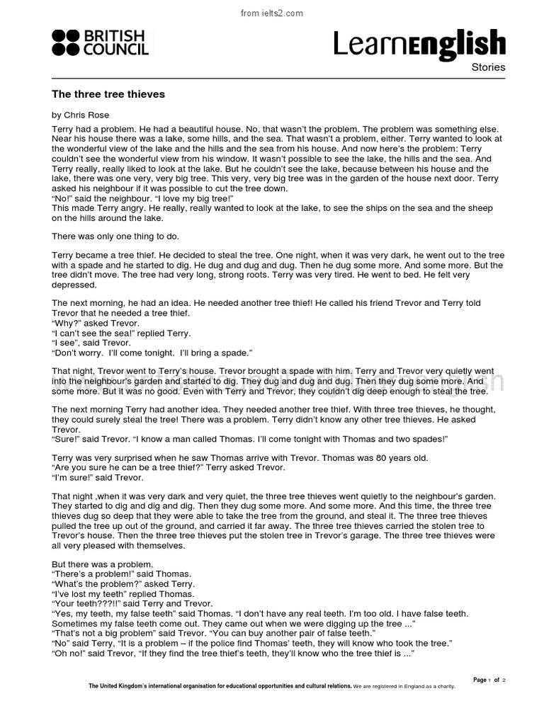 The Three Tree Thieves Stories PDF