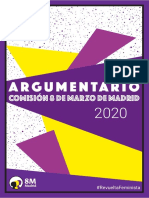 Argumentario Feminista 8M 2020 Madrid