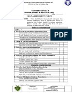 1.3 Self-Assessment Checklist Form 1.1