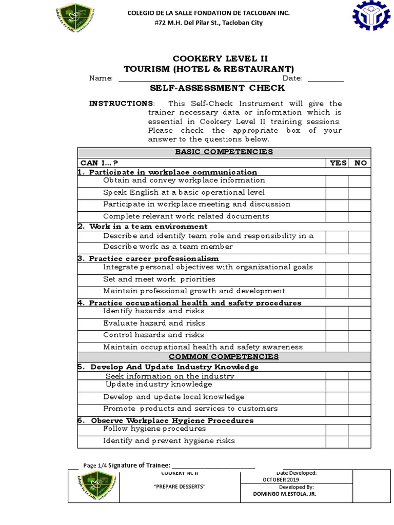 1-3-self-assessment-checklist-form-1-1-pdf-hors-d-oeuvre-cooking