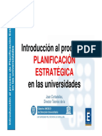 Planificación Estratégica en Universidades