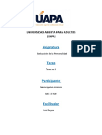 Evaluacion de La Personalidad Tarea 6