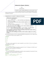 Traitement Des Signaux Aléatoires: Université Paris Diderot Physique PMA M1 Et M1 EIDD 2011-2012