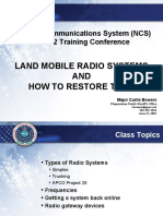 Land Mobile Radio  Systems