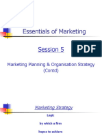 Essentials of Marketing: Session 5