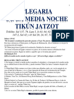 Plegaria de Media Noche - Tikún Jatzot