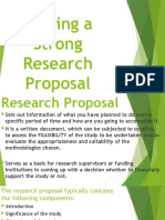 3IsWriting A Strong Research Proposal