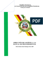 3 - Manual de Procedimientos Direccion de Logistica G4