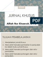 Macam Macam Jurnal Khusus