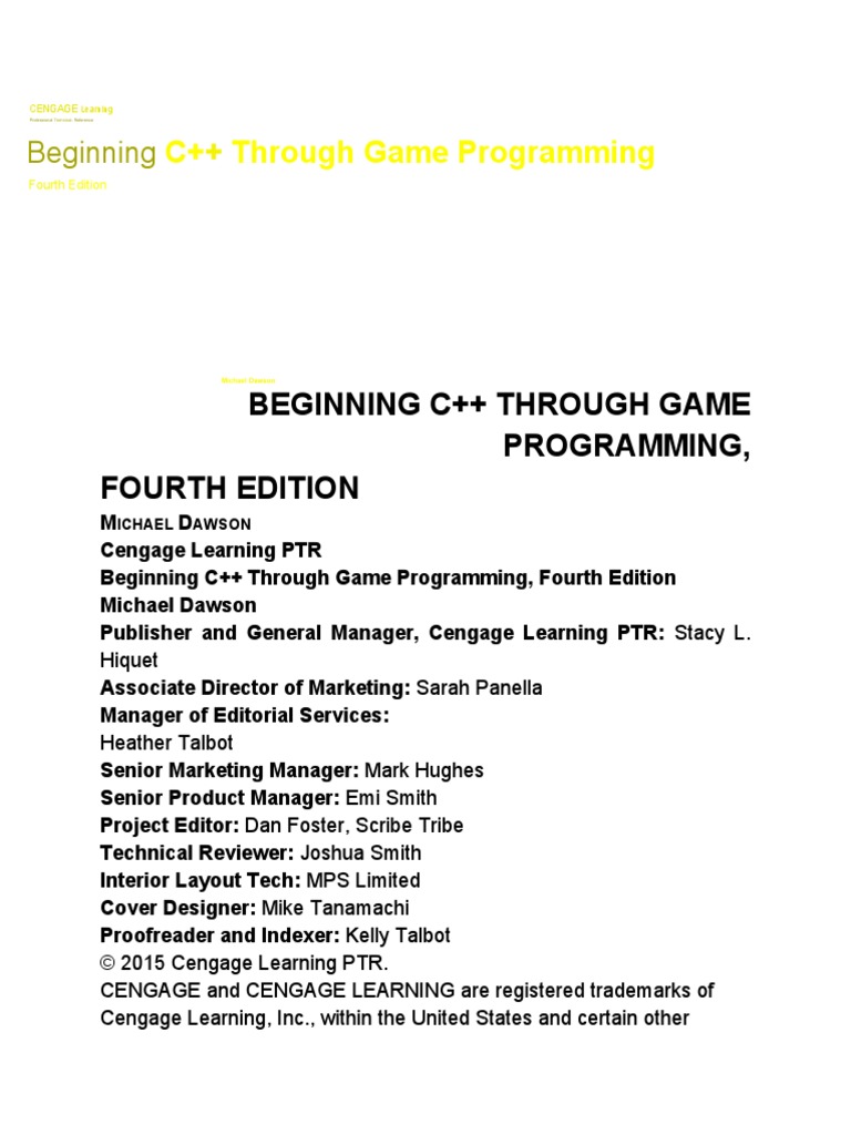 Beginning C Through Game Programming – LFMP