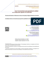 La Evaluacion Externa Costa RIca