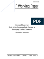 Crisis and Recovery: Role of The Exchange Rate Regime in Emerging Market Countries
