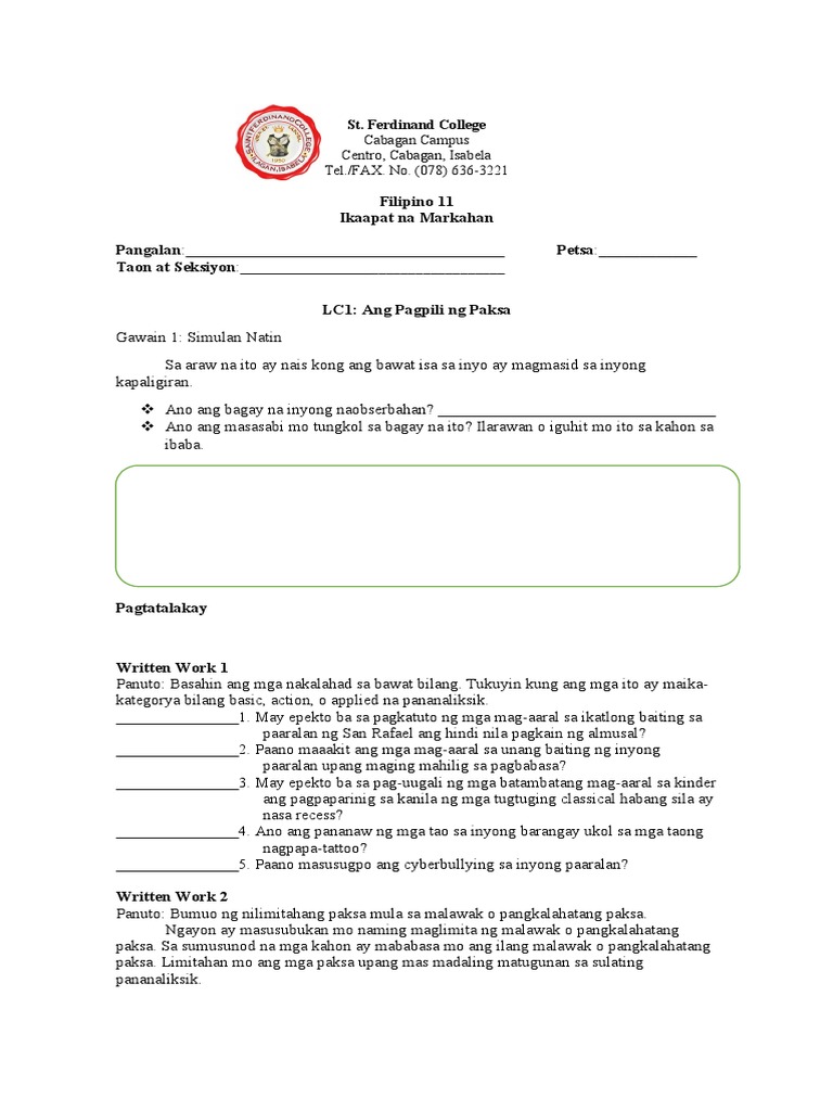 Grade 11 4th Quarter | PDF