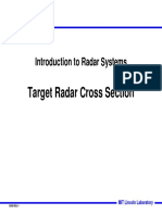 MIT LL. Target Radar Cross Section (RCS)