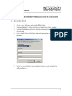 Exercise On GeoMedia Professional and Oracle Spatial