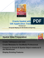 Oracle Spatial With Gis Application Training: Thinkspace Inc