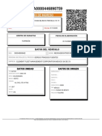 Folio de Ingreso: Datos Del Vehículo