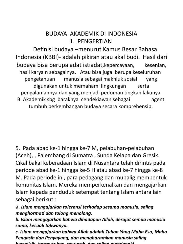 Budaya Akademik Pdf