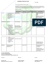 Learning Action Cell Plan: Phase Activities Persons Involved Time Frame Resources Success Indicator Planning