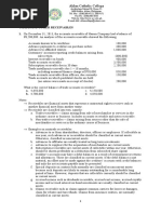 Trade and Other Receivables 1. On December 31, 2013, The Accounts Receivable of Harem Company Had A Balance of