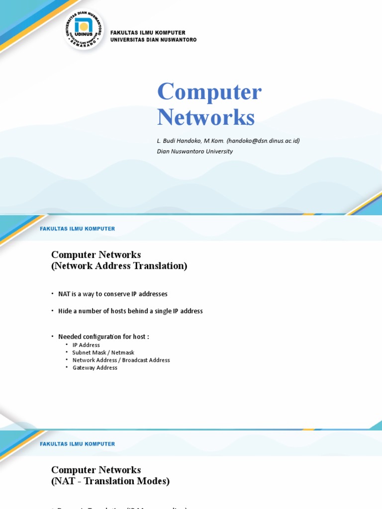Understanding Network Address Translation and Routing | PDF | Routing ...