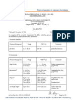 ISO/IEC 17025 Scope of Accreditation for Calibration Laboratory