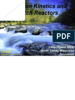 Reaction Kinetics and Batch Reactors: Little Pigeon River Great Smoky Mountains Tennessee