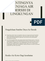 Pentingnya Menjaga Air Bersih Di Lingkungan