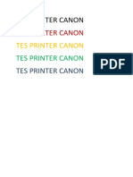 TES PRINTER CANON