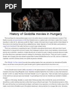 History of Godzilla Movies in Hungary | PDF | Cinema