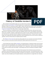 History of Godzilla Movies in Hungary