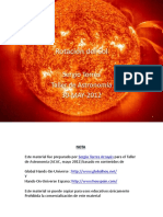 Rotación Del Sol. Sergio Torres Taller de Astronomía 30-MAY-2012