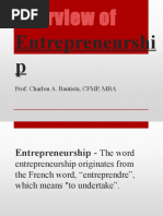 Overview of Entrepreneurship