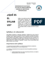 Que Es El Syllabus