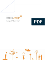 Helios Sample Design Website