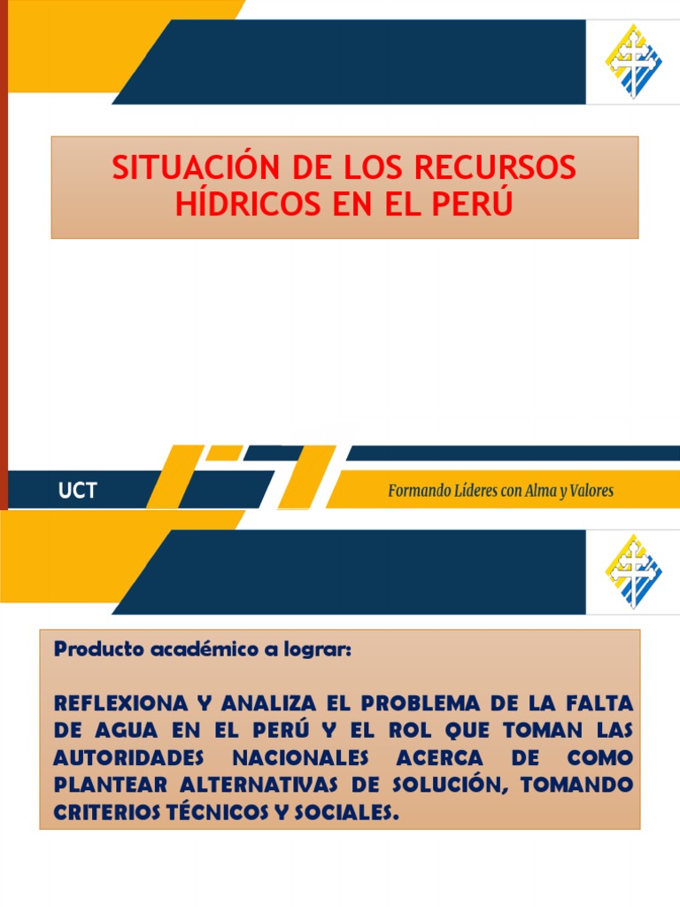 Gestión del Agua en Perú: Retos y Soluciones | PDF | Escasez de agua | Agua