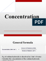 Concentration 9 Grade