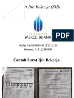 Surat Ijin Bekerja (SIB) Tugas Menkom