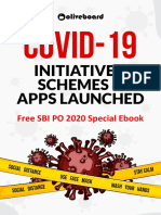 COVID-19: Initiatives, Schemes & Apps Launched