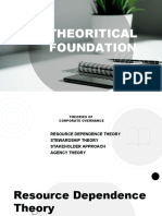 Theoritical Foundation of Corporate Governance (DARCHY)