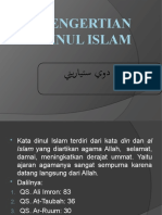 1 Pengertian Dinul Islam