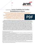 Clinical Practice Guideline For Cardiac Rehabilitation in Korea